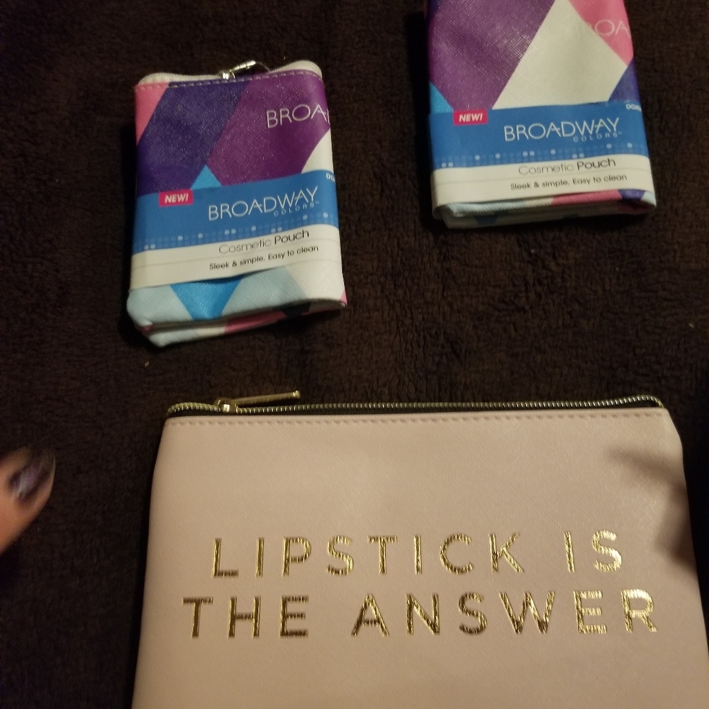 3 makeup bag $2 each or all for $5